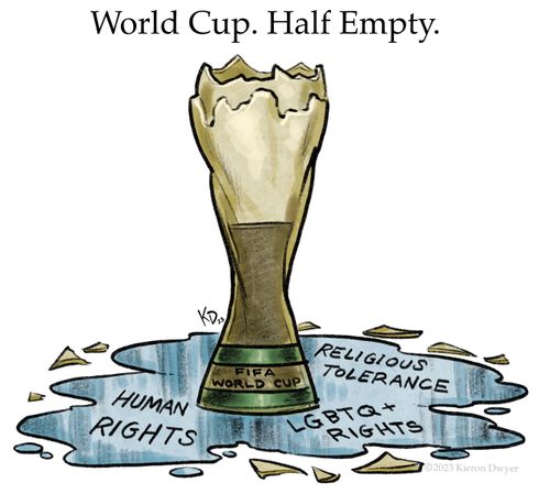 World Cup. Half Empty.