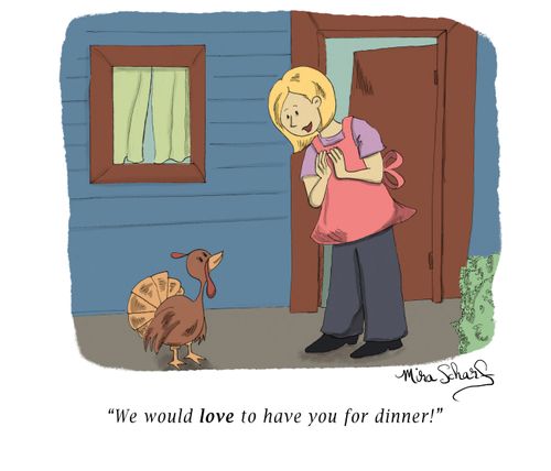 "We would LOVE to have you for dinner!"