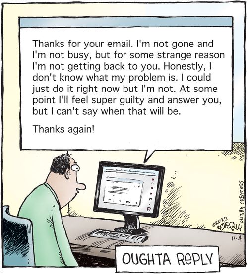 Oughta reply
