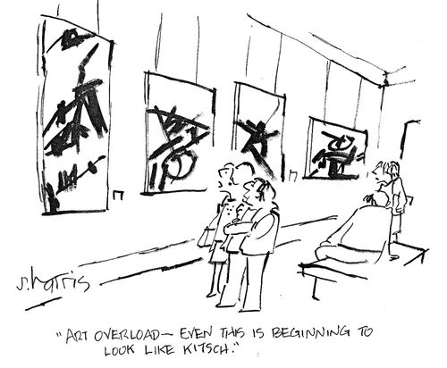 "An overload -- even this is beginning to look like Kitsch."