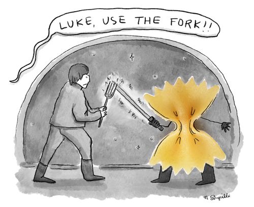 "Luke, use the fork!"