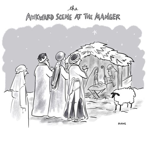 The Awkward Scene at the Manger