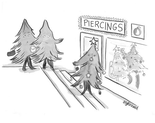 Tree piercings.
