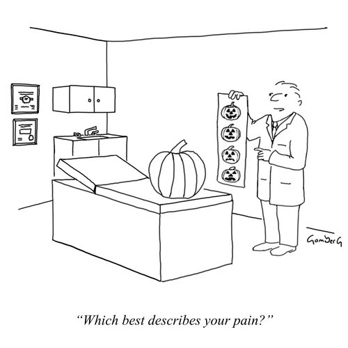 "Which best describes your pain?"