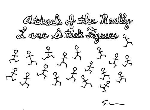 Attack of the Really Lame Stick Figures