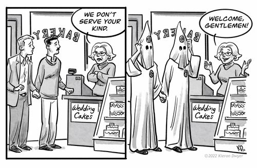 "We don't serve your kind."