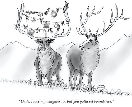 "Dude, I love my daughter too but you gotta set boundaries."
