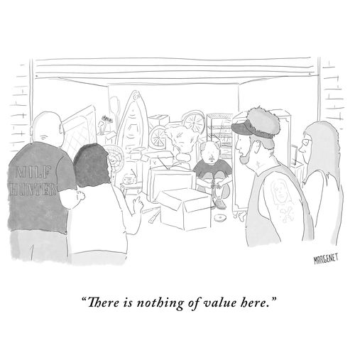 "There is nothing of value here."