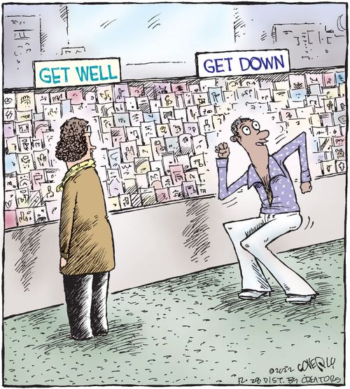 Get well. Get down.