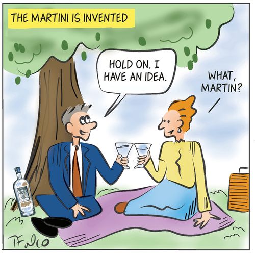 The Martini is invented.