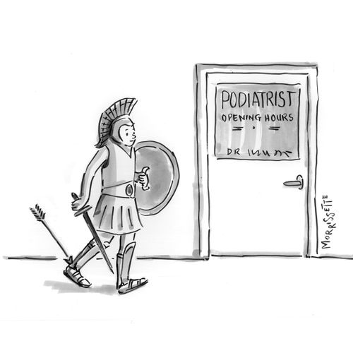 Achilles Goes to the Podiatrist