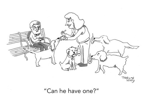"Can he have one?"