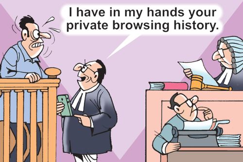 "I have in my hands your private browsing history."