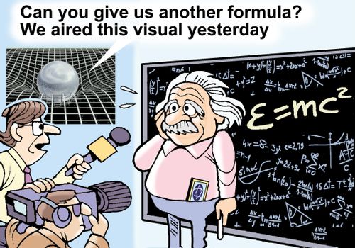 "Can you give us another formula? We aired this visual yesterday."