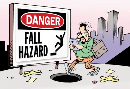 Danger: Fall Hazard