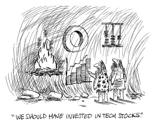 "We should have invested in tech stocks."