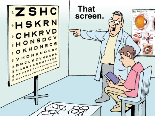 "That screen."