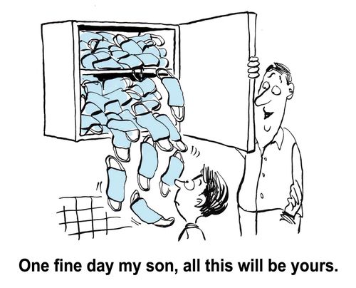 "One fine day my son, all this will be yours."