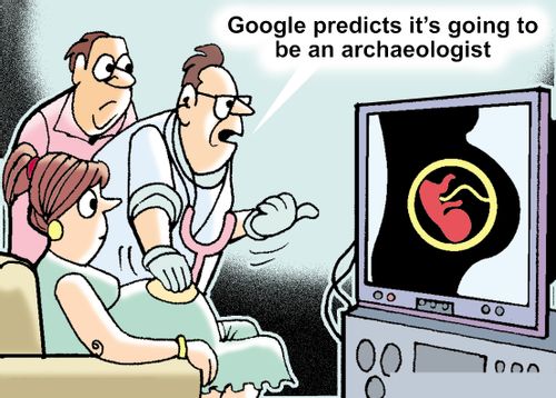 "Google predicts it's going to be archaeologist."