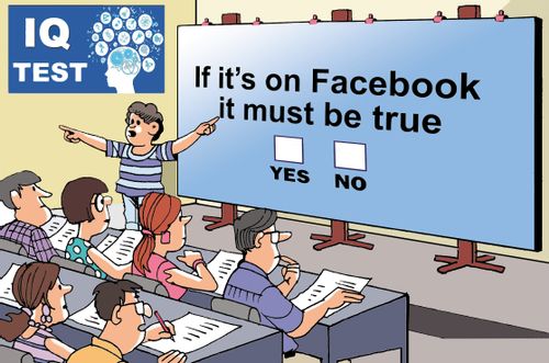 IQ Test: If it's on Facebook it must be true