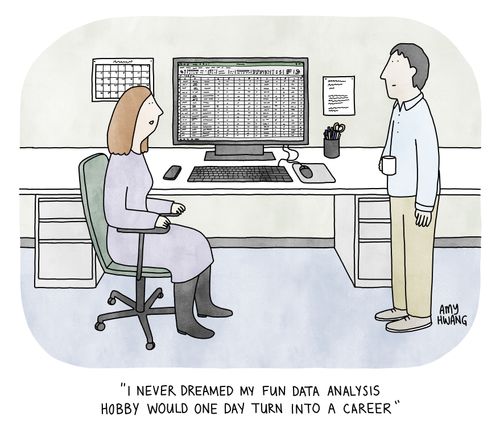 "I never dreamed my fun data analysis hobby would one day turn into a career."