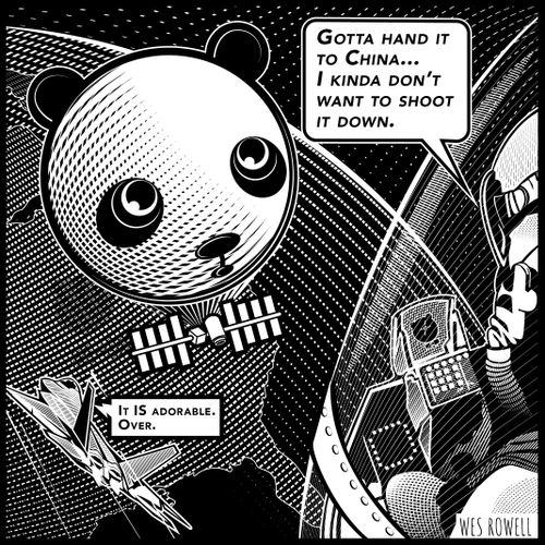 "Gotta hand it to China...I kinda don't want to shoot it down."