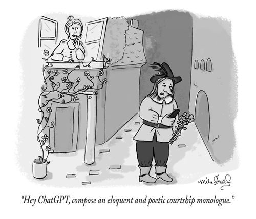 "Hey ChatGPT, compose an eloquent and poetic courtship monologue." 