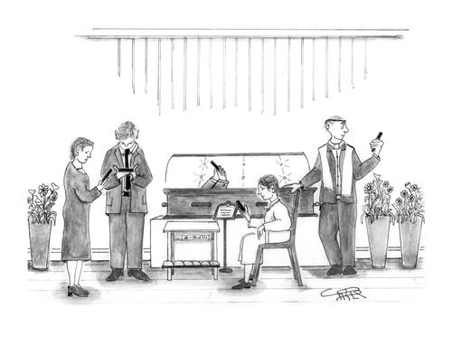 Screen Addiction at the Funeral