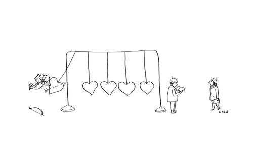 Newton's Cradle Romance