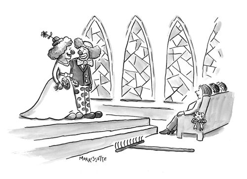 Clown Wedding with Rake