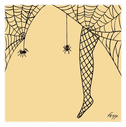 Spider Web Stocking