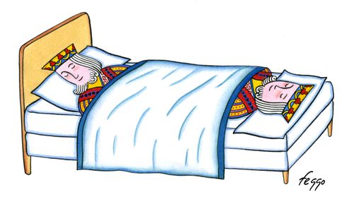 Sleeping Playing Cards