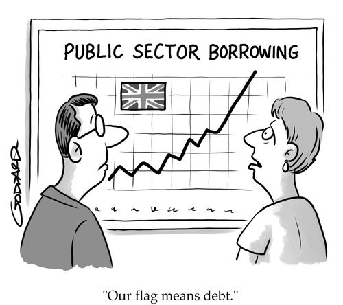 "Our flag means debt." 