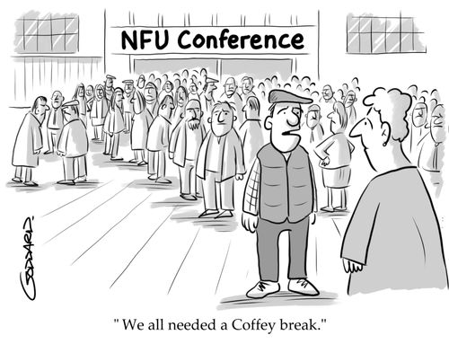"We all needed a Coffey break." 