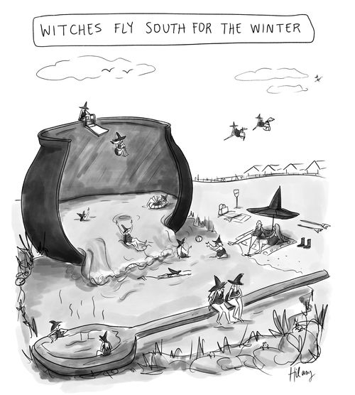 Witches Fly South for the Winter