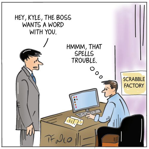"Hey, Kyle, the boss wants word with you."