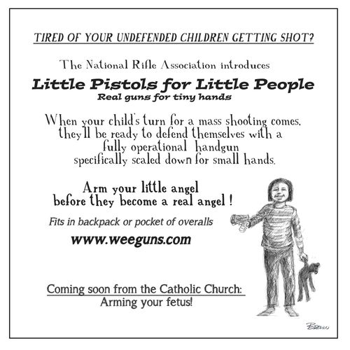 Tired of Your Undefended Children Getting Shot?
