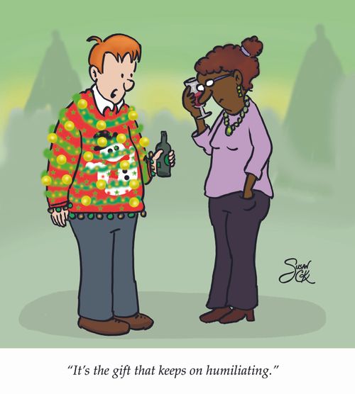 "It's the gift that keeps on humiliating."