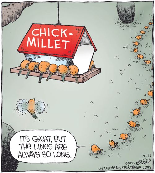 "It's great, but the lines are always so long."