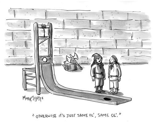 "Otherwise it's just same ol', same ol'."
