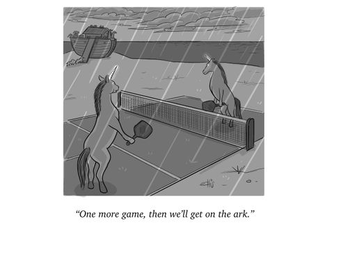 "One more game, then we'll get on the ark."