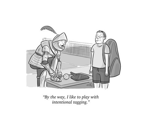 "By the way, I like to play with intentional tagging."