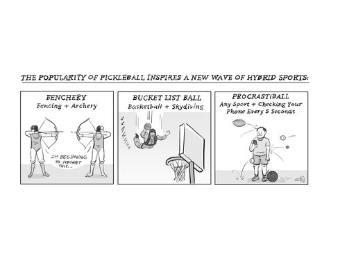 The Popularity of Pickleball Inspires a New Wave of Hybrid Sports.