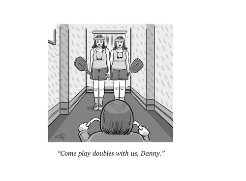"Come play doubles with us, Danny."