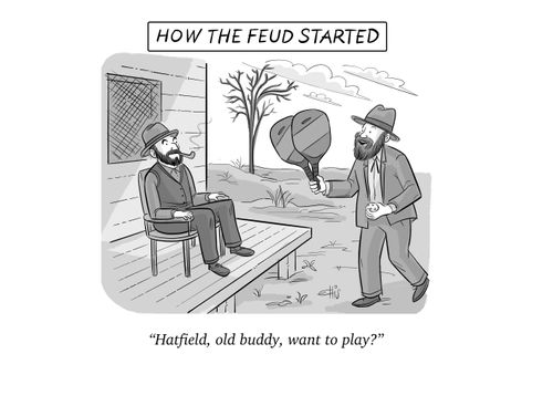 "Hatfield, old buddy, want to play?"