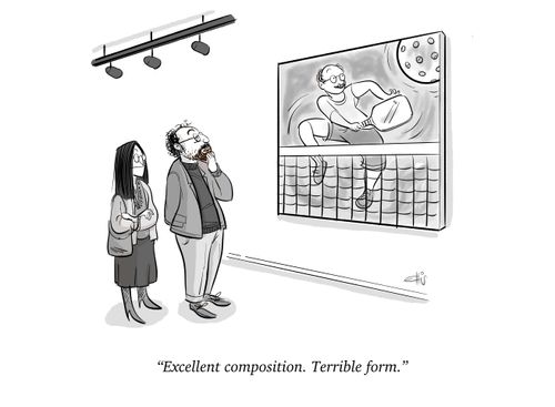 "Excellent composition. Terrible form."