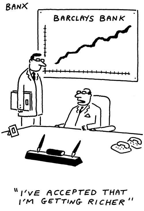 "I've accepted that I'm getting richer."