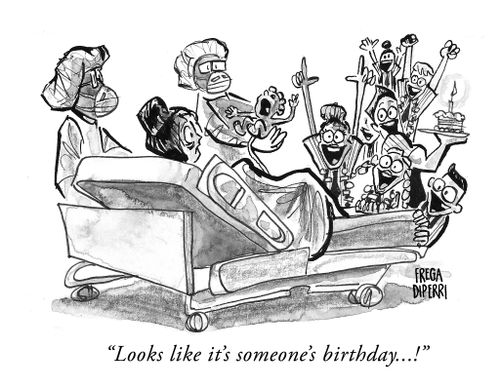 "Looks like it's someone's birthday...!"