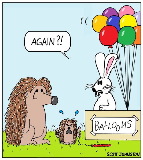 Balloon porcupine
