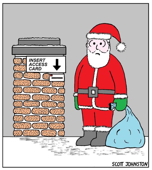 Christmas card access
